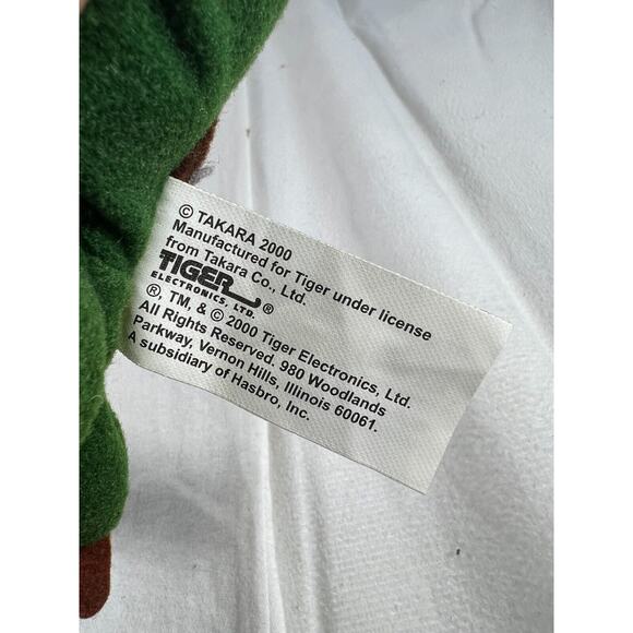 Vintage Tiger Electronics Takara Dinosaur Dino Snapper Plush Stuffed Toy 2000 - Picture 11 of 16